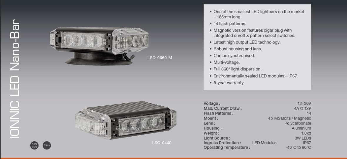 IONNIC LED Nano-Bar