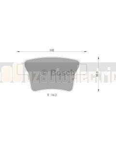 Bosch 0986AB9355 Brake Pad Set DB1713BL to suit Jaguar Ford