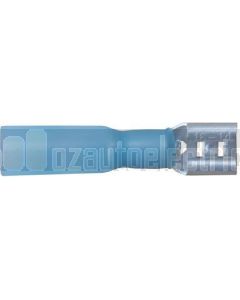 IONNIC HDC32 6.3mm Blue Female Heatshrink Blade Terminals (Pack of 100)