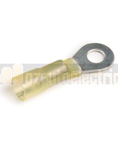 Quikcrimp HDC39 Yellow 5mm Heatshrink Ring Terminal