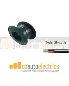 3mm Twin Core Sheathed Cable 30m