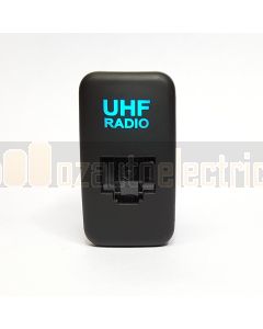 Lightforce Cyan 21mm x 39mm RJ45 UHF pass through connector suits Toyota