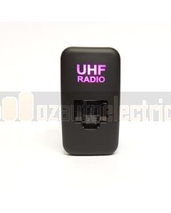Lightforce Magenta 21mm x 39mm RJ45 UHF pass through connector suits Toyota