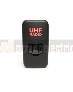 Lightforce Red 21mm x 39mm RJ45 UHF pass through connector suits Toyota