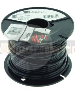 Tycab 3mm Single Core Gas Cable Red with Black outer Sheath 30m