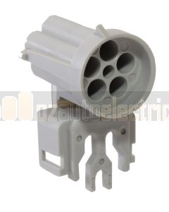 Delphi 12065158 5 Way Light Gray Weather Pack Shroud Sealed Male Connector (Bag of 10)