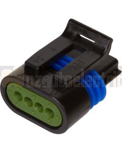 Delphi 12162188 4 Way Black Metri-Pack 150.2 Sealed Female Connector