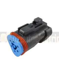 Deutsch DT06-3S-PP01 DT Series 3 Socket Plug