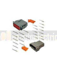 Deutsch DTM12-2 Series 12 way Connector Kit with Purple Band Terminals