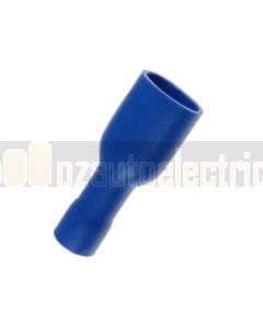 Quikcrimp 1.5 - 2.5mm2 Fully Insulated Qc Female Terminal Blue PVC Pack of 100