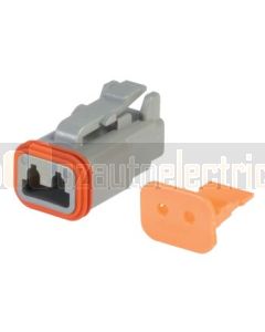 Hella Mining 9.HM4940 2-Way Male DT Connector (Incl. Wedge) (Pack of 15)