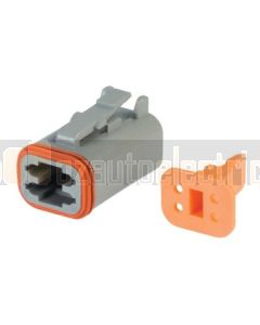Hella Mining 9.HM4944 4-Way Male DT Connector (Incl. Wedge) - Pack of 10