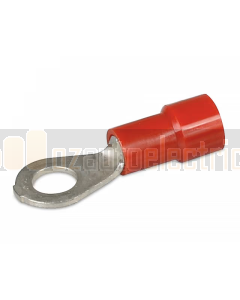 Hella Insulated Eye Terminals - Red, 4.3mm (Pack of 25) (8240)