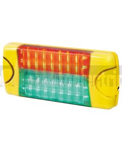 Hella Mining HM95905030 DuraLED MSIP Signal Lamps - Red/Green