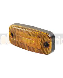 Hella LED Side Marker - Amber, 24V DC (2048)