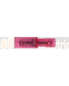 Hella PC Fully Insulated Female Bullet Terminals - Red, 4.0mm (Pa