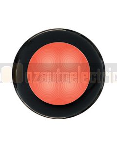 Hella Round LED Courtesy Lamp - Red, 12V DC (98050721) 
