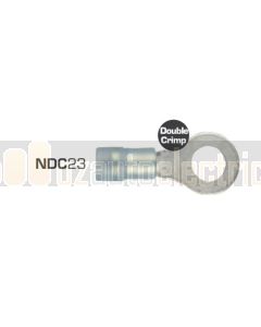 IONNIC NDC23 6mm Blue Nylon Insulated Ring Terminals (Pack of 100)