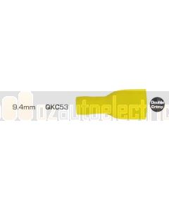 IONNIC QKC53 9.4mm Yellow Female Vinyl Insulated Qc Crimp Terminal - Pack of 100
