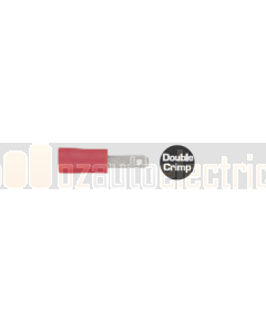 Quikcrimp QKC68 Red Vinyl 2.8mm Male Blade Terminal Pack of 100