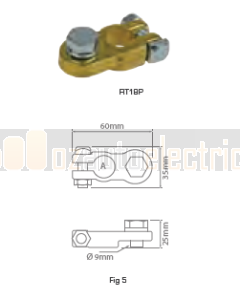 Ionnic RT18P Positive 18mm Bolt Battery Terminal 
