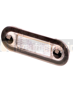 Hella Warm White LED Oblong Courtesy Lamp (10-33V DC, Wide Rim)