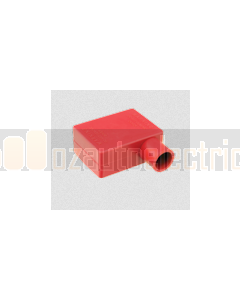 Ionnic SY2910R/100 12.5mm Cable, Left Hand Battery Terminal Insulator - Red (Pack QTY 100)
