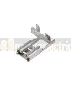 TE Connectivity 180429-2 FASTON .250 Uninsulated Female Spade Connector, Flag Terminal
