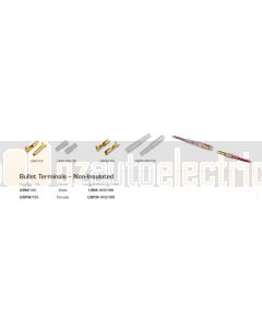 IONNIC UBFM/100 Non Insulated Female Bullet Terminals
