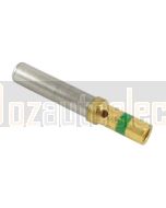Deutsch 0462-209-1631/2.5K Size 16 Gold Green Band Socket - Box of 2500