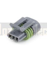 Delphi 12162279 3 Way Gray Metri-Pack 150.2 Sealed Female Connector