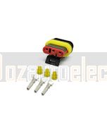 AMP Superseal 3 Circuit Plug Kit