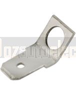 Quikcrimp DT145 Angled quick connect tab non-insulated (stud dia. 4.3mm)