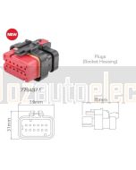 TE Connectivity AMPSEAL 16  776437-1 12 Circuit Plug Connector
