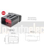 TE Connectivity 776438-1 AMPSEAL 16 12 Circuit Receptacle Connector