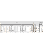 Hella 2416LED Jumbo Triple LED Combination Lamp with Inbuilt Retro Reflector