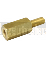 M10 Brass Extension Stud 60mm