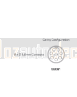 Schlemmer SG081 Bulkhead Connector Kit - 8 Circuit, 12mm Conduit