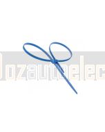 IONNIC CTD900N Dual Clamp 'handcuff' Blue Cable Ties - Pack of 10