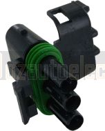 Delphi 12015793 3 Way Black Weather Pack Tower Sealed Female Connector Assembly (Bag of 10)