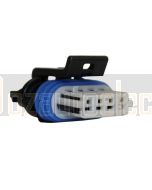 Delphi 15439568 4 Way Black GT 150 Sealed Female Connector Assembly, Max Current 15 amps