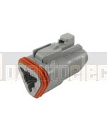 Deutsch DT06-3S-C015 DT Series 3 Socket Plug