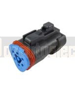 Deutsch DT06-3S-PP01 DT Series 3 Socket Plug