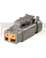 Deutsch DTM06-2S-P006 DTM Series 2 Socket Plug