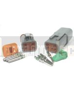 Deutsch DT Series 4 Pin Connector Kit (Box of 100)