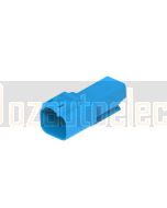 Deutsch DT04-2P-TN03/10 DT Series 2 Pin Blue Receptacle