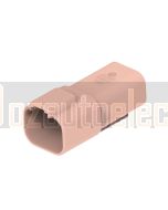 Deutsch DT04-4P-TN09/10 DT Series 4 Pin Brown Receptacle