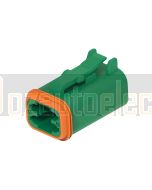 Deutsch DT06-4S-TN03/10 DT Series 4 Green Socket Plug