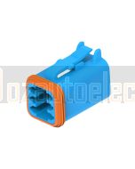 Deutsch DT06-6S-TN07/10 DT Series 6 Blue Socket Plug
