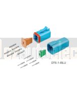 Deutsch DT6-1-BLU DT Series 6 Pin Blue Connector Kit